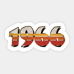 1966 retro Sticker